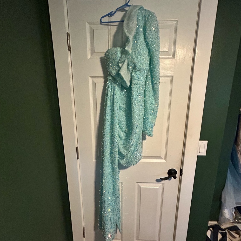 Sparkling Aqua Gown